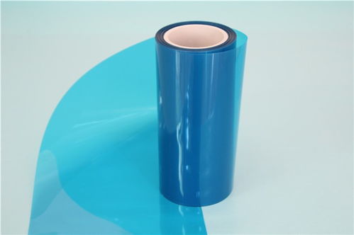 离型膜 昆山彩益纸塑制品 蓝色抗静电离型膜高清图片 高清大图